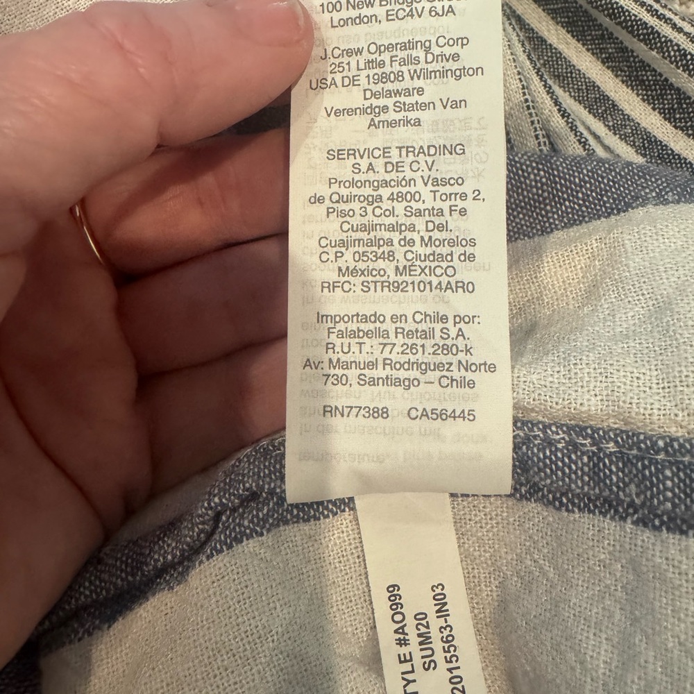 J. Crew Blue and White Striped Maxi Skirt - Picture 5 of 5